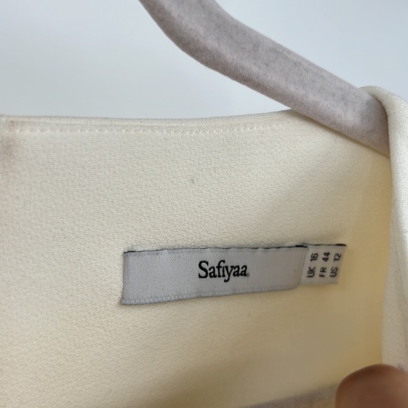 ❌SOLD❌ SAFIYAA US12 Talin Embroidered Ivory Long Dress - Picture 7 of 11